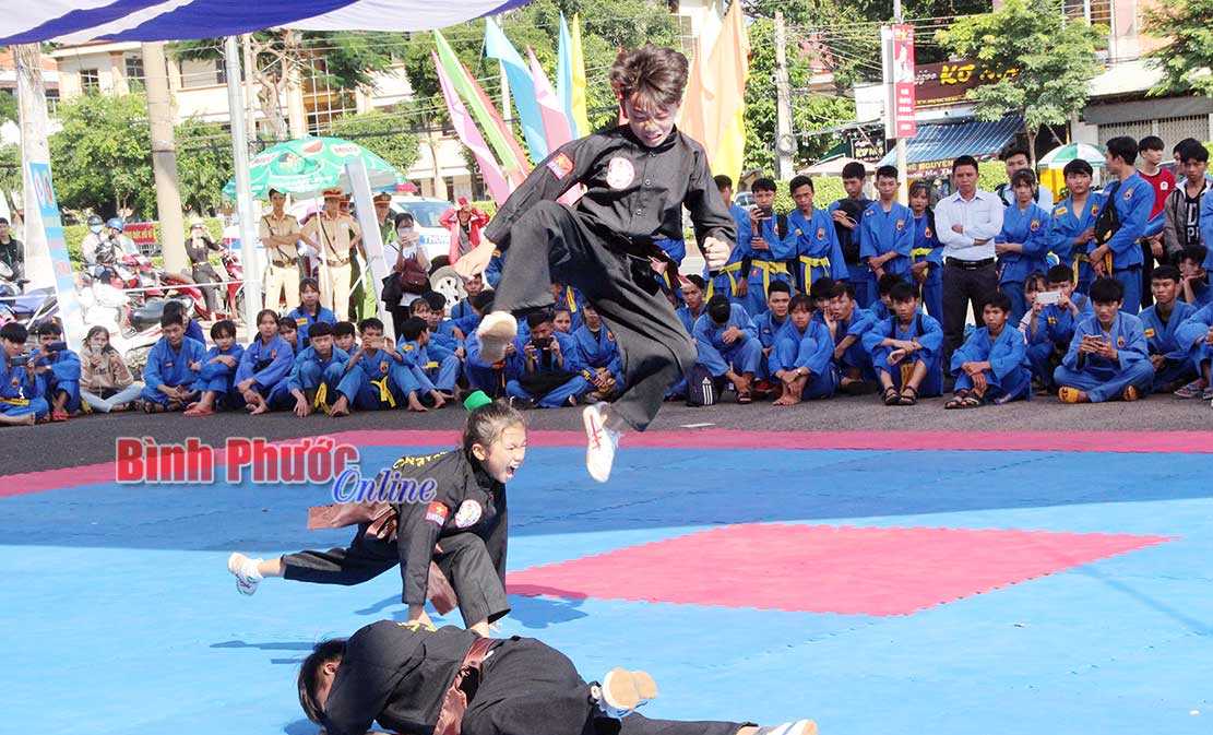 Hơn 500 võ sinh tham gia liên hoan võ thuật Bình Phước năm 2019
