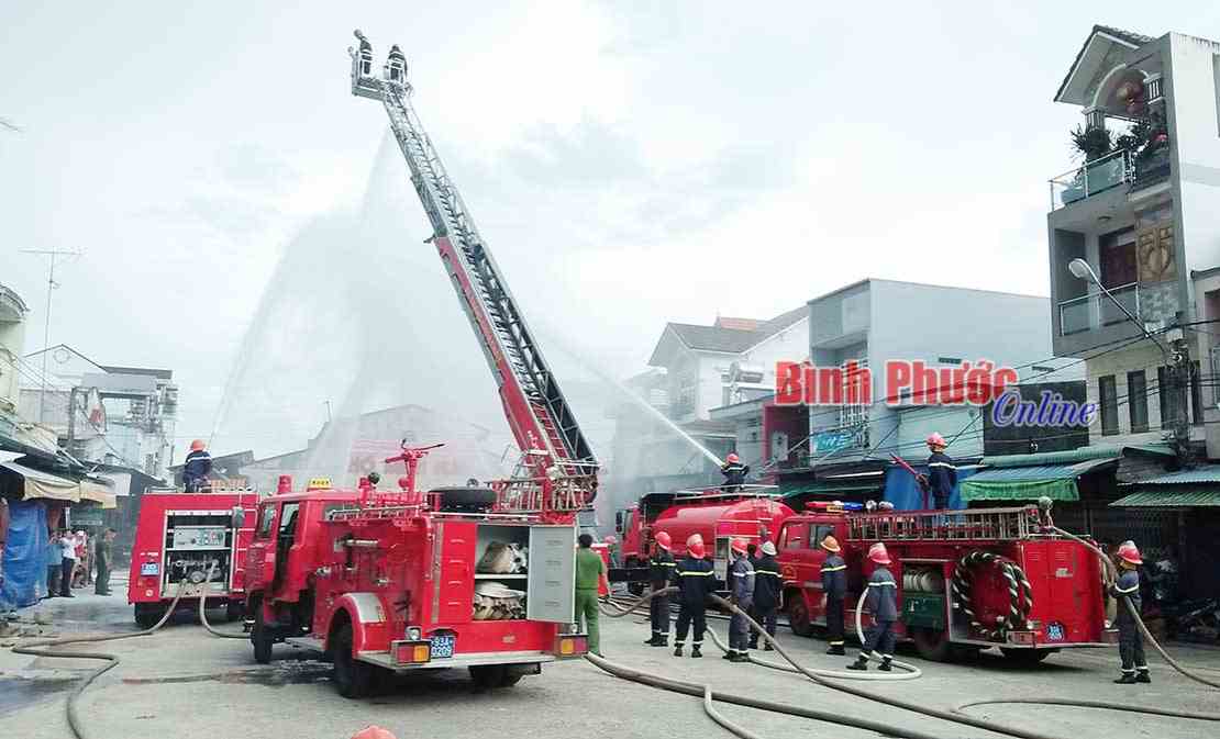 Chơn Thành chú trọng phòng cháy, chữa cháy