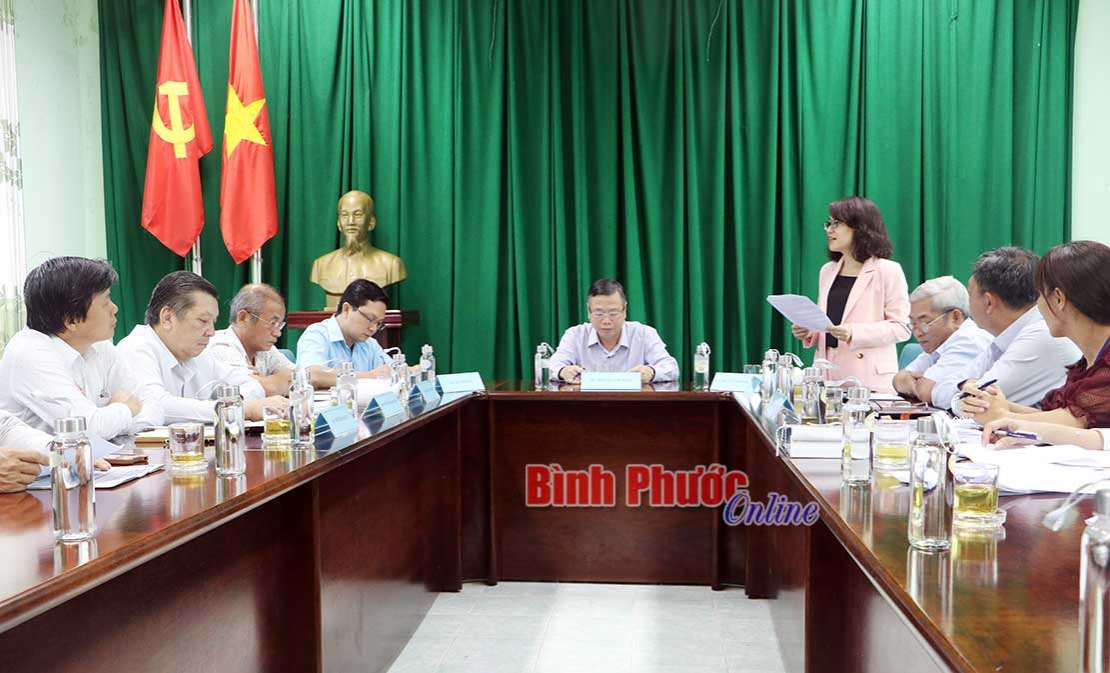 Phó chủ tịch UBND tỉnh Huỳnh Anh Minh thăm, làm việc với Đài Phát thanh - Truyền hình và Báo Bình Phước