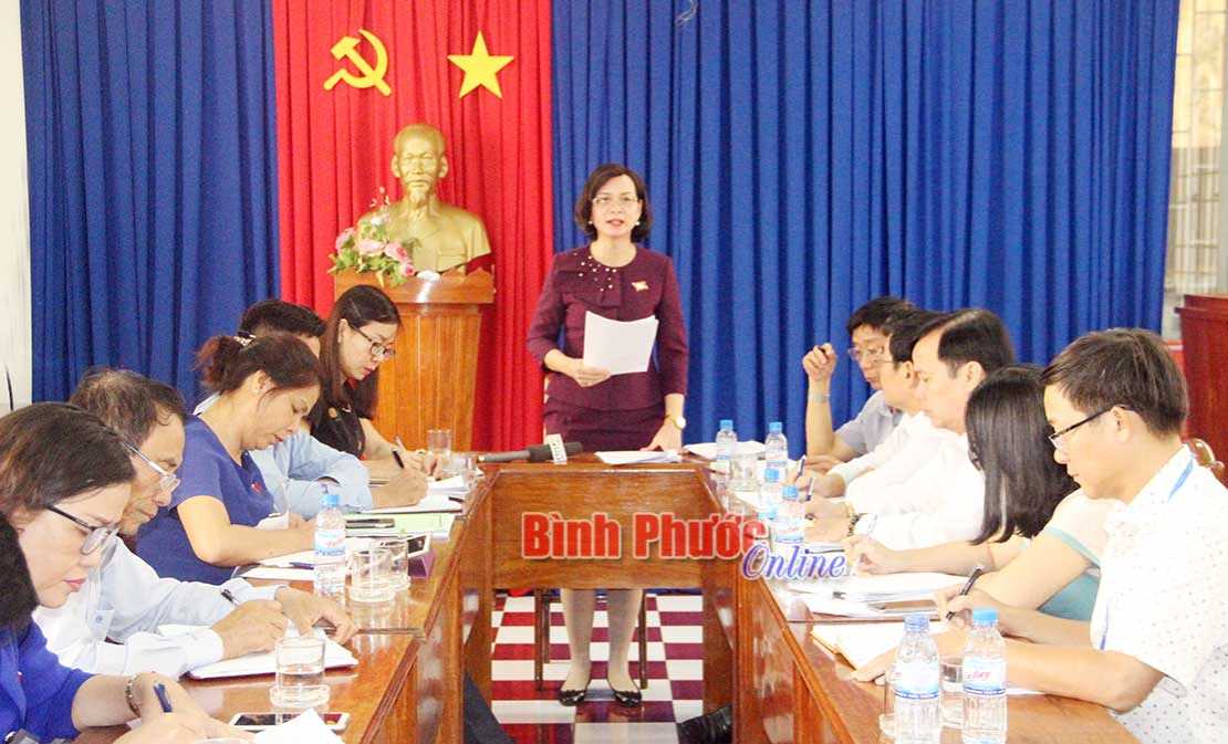 Ban Văn hóa - Xã hội giám sát quản lý, sử dụng các khoản thu đầu năm học