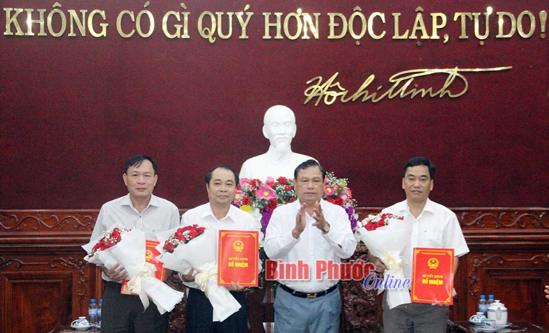 Phê chuẩn Phó chủ tịch UBND 3 huyện, thị xã và bổ nhiệm Phó chánh Thanh tra tỉnh