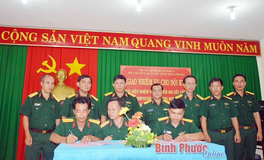 Đội K72 tiếp tục thực hiện nhiệm vụ đợt I giai đoạn XIX