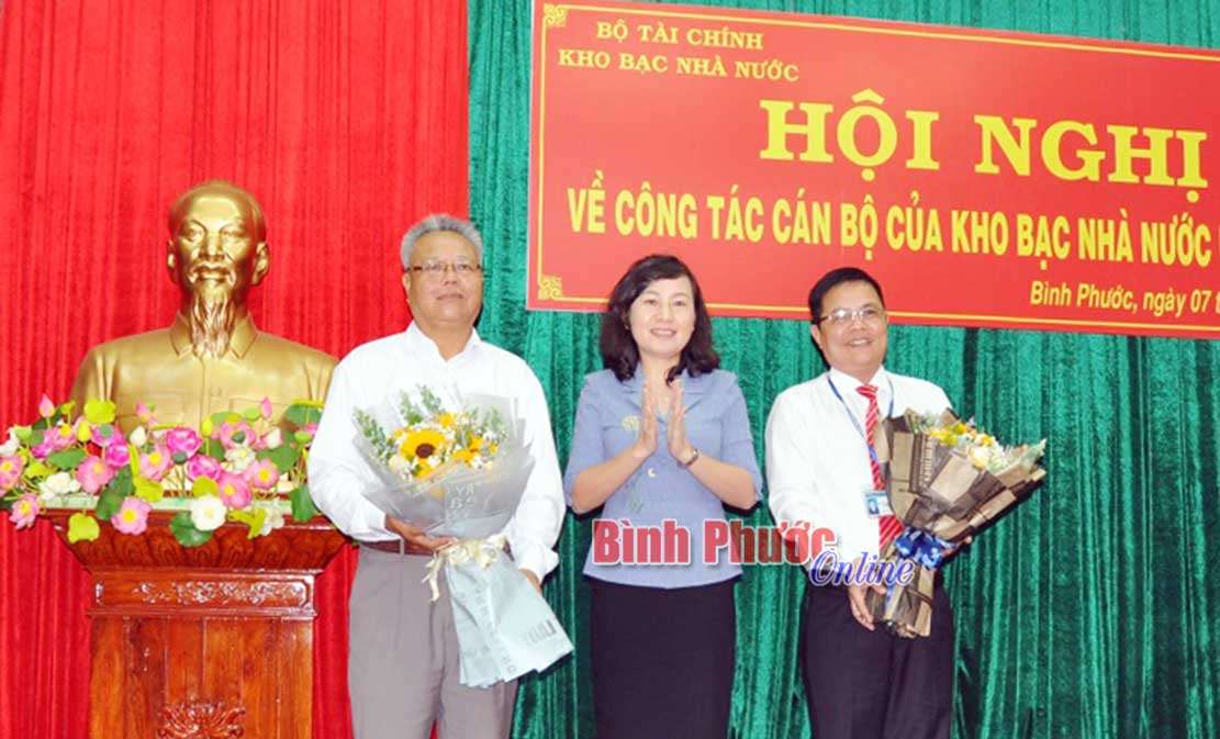 Ông Đỗ Trung Phương giữ chức Phó giám đốc phụ trách Kho bạc nhà nước Bình Phước