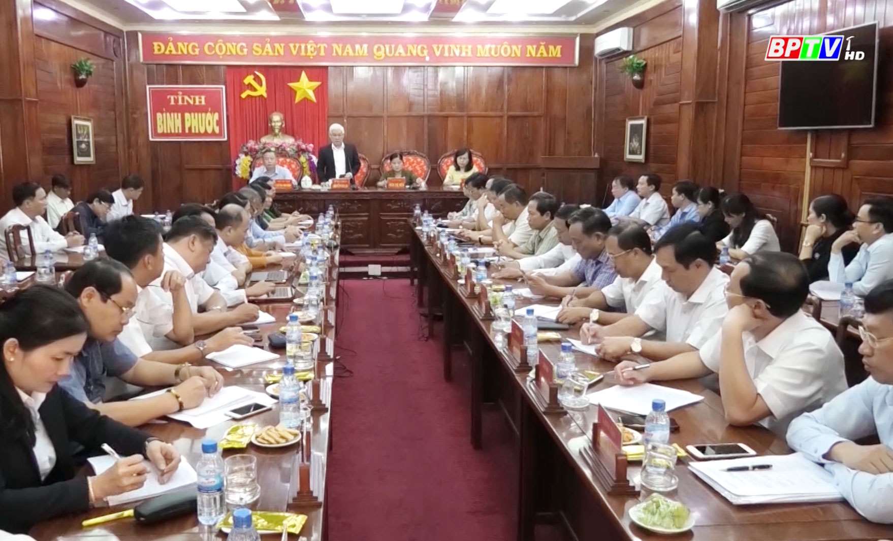 [Video] Bí thư Tỉnh ủy làm việc với Ban Cán sự đảng UBND tỉnh