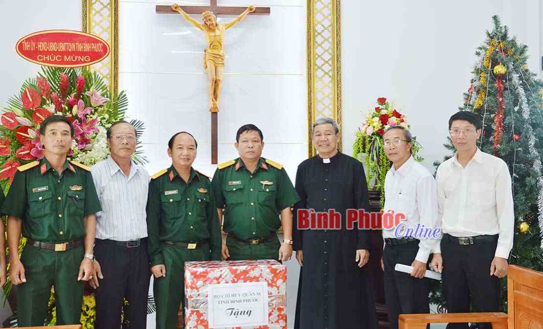 Bộ CHQS tỉnh chúc mừng Giáng sinh 2019