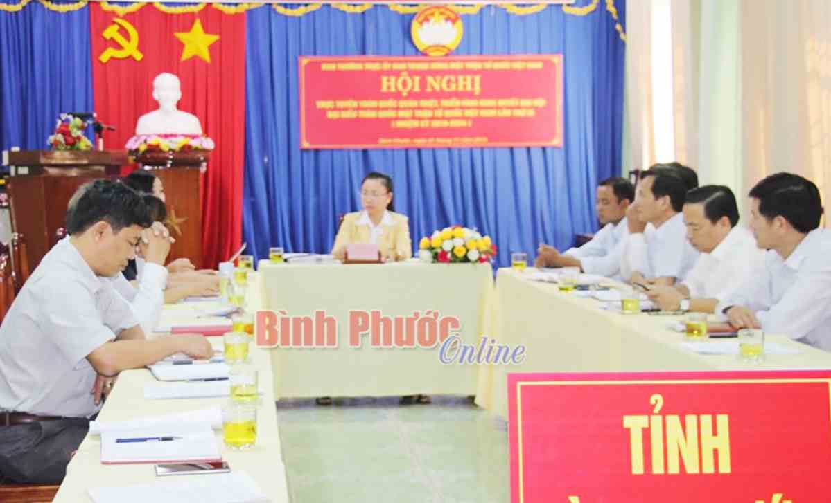 Trực tuyến to&agrave;n quốc triển khai nghị quyết Đại hội đại biểu to&agrave;n quốc MTTQVN