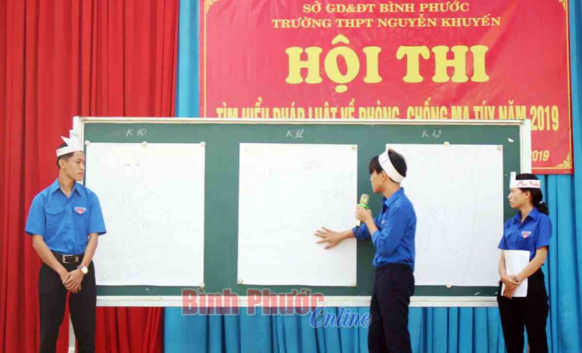 Sôi nổi hội thi tìm hiểu pháp luật về phòng, chống ma túy