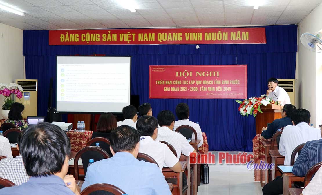 Tập huấn lập quy hoạch cấp tỉnh giai đoạn 2021-2030