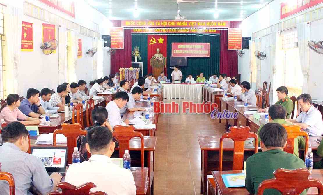 Thẩm định xây dựng NTM xã Bình Sơn