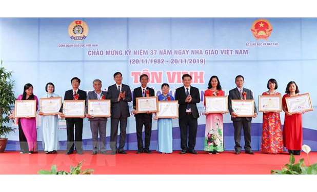 183 nhà giáo tiêu biểu đạt danh hiệu Nhà giáo của năm 2019