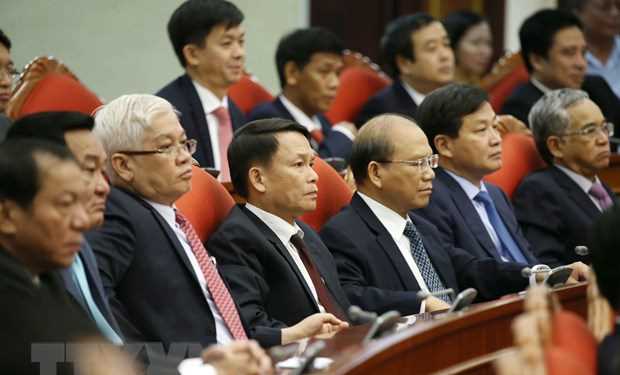 H&igrave;nh ảnh Bế mạc Hội nghị lần thứ 11 Ban Chấp h&agrave;nh TW Đảng kh&oacute;a XII