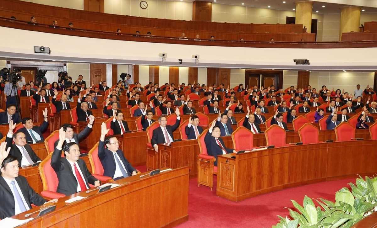 Ng&agrave;y l&agrave;m việc thứ 6 Hội nghị lần thứ 11 Ban Chấp h&agrave;nh TW Đảng kh&oacute;a XII