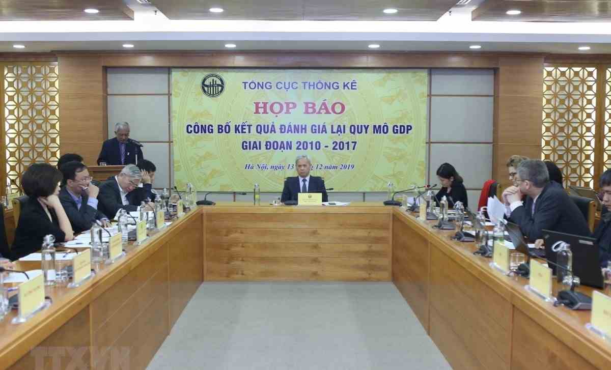 Sau đ&aacute;nh gi&aacute; lại, quy m&ocirc; GDP 2010-2017 tăng b&igrave;nh qu&acirc;n 25,4% mỗi năm