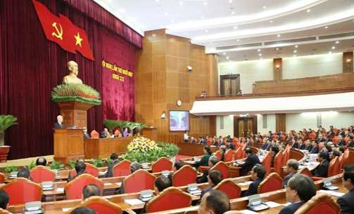 Ng&agrave;y l&agrave;m việc thứ tư Hội nghị lần thứ 11 Ban Chấp h&agrave;nh Trung ương Đảng