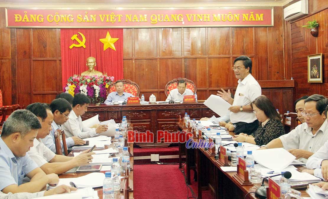 UBND tỉnh xem xét 10 nội dung trình kỳ họp HĐND cuối năm 2019