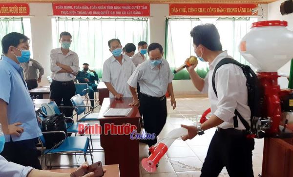 Trung tâm Y tế Bù Đăng tập huấn phòng, chống dịch Covid-19