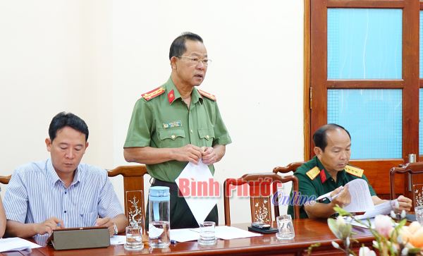 Họp Tiểu ban tổ chức phục vụ Đại hội Đảng bộ tỉnh khóa XI