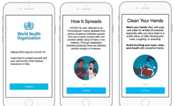 Tổ chức Y tế Thế giới ra ứng dụng thông tin chính thức về COVID-19