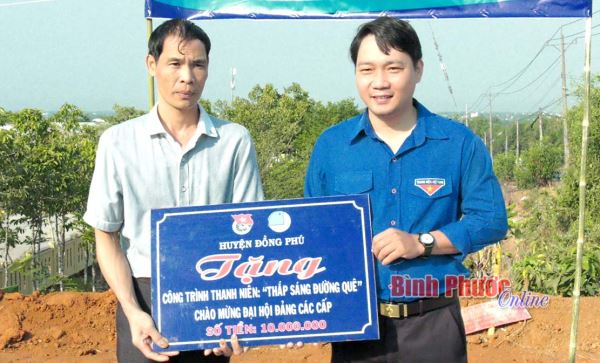 Huyện đoàn Đồng Phú khởi động Tháng thanh niên năm 2020