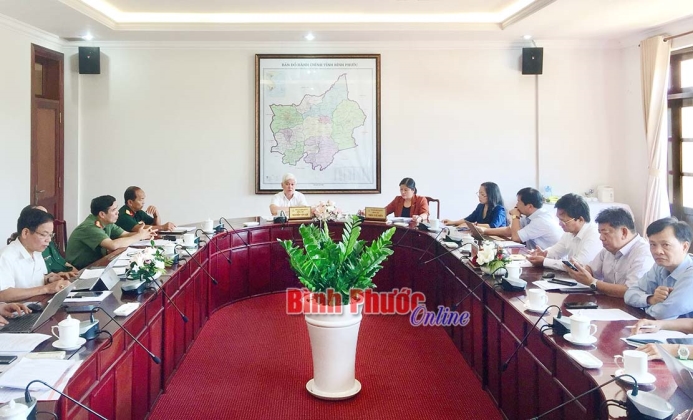 Bí thư Tỉnh ủy chủ trì họp chỉ đạo công tác phòng, chống dịch Covid-19