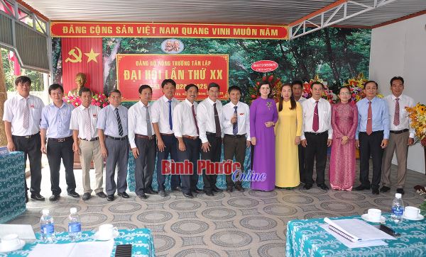 Đại hội điểm Nông trường Tân Lập nhiệm kỳ 2020-2025