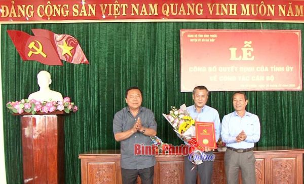 Chuẩn y chức danh Bí thư Huyện ủy Bù Gia Mập đối với đồng chí Phùng Hiệp Quốc