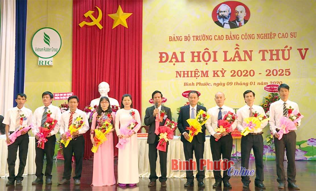 Đại hội Đảng bộ Trường cao đẳng Công nghiệp cao su lần thứ V