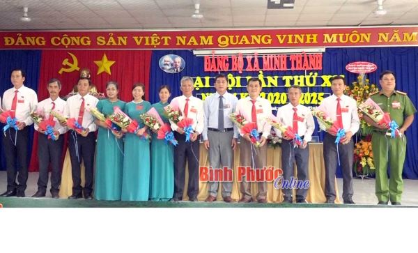 Đảng bộ Quân sự huyện Đồng Phú và xã Minh Thành đại hội nhiệm kỳ 2020-2025