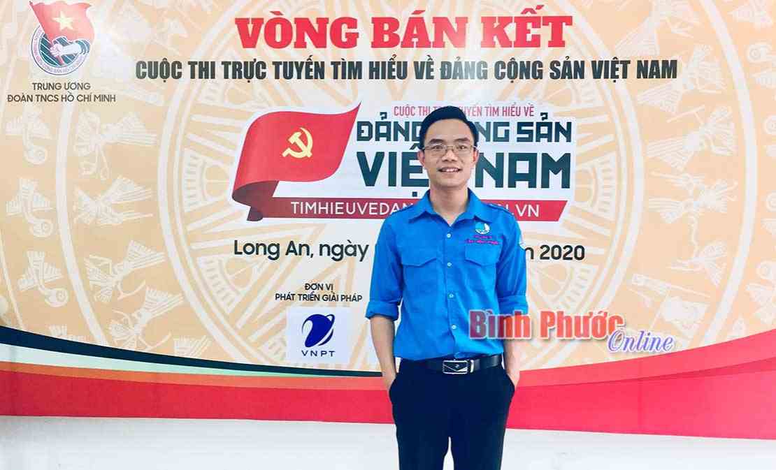 Nguyễn Hoài Nam vào vòng chung kết cuộc thi tìm hiểu về Đảng Cộng sản Việt Nam
