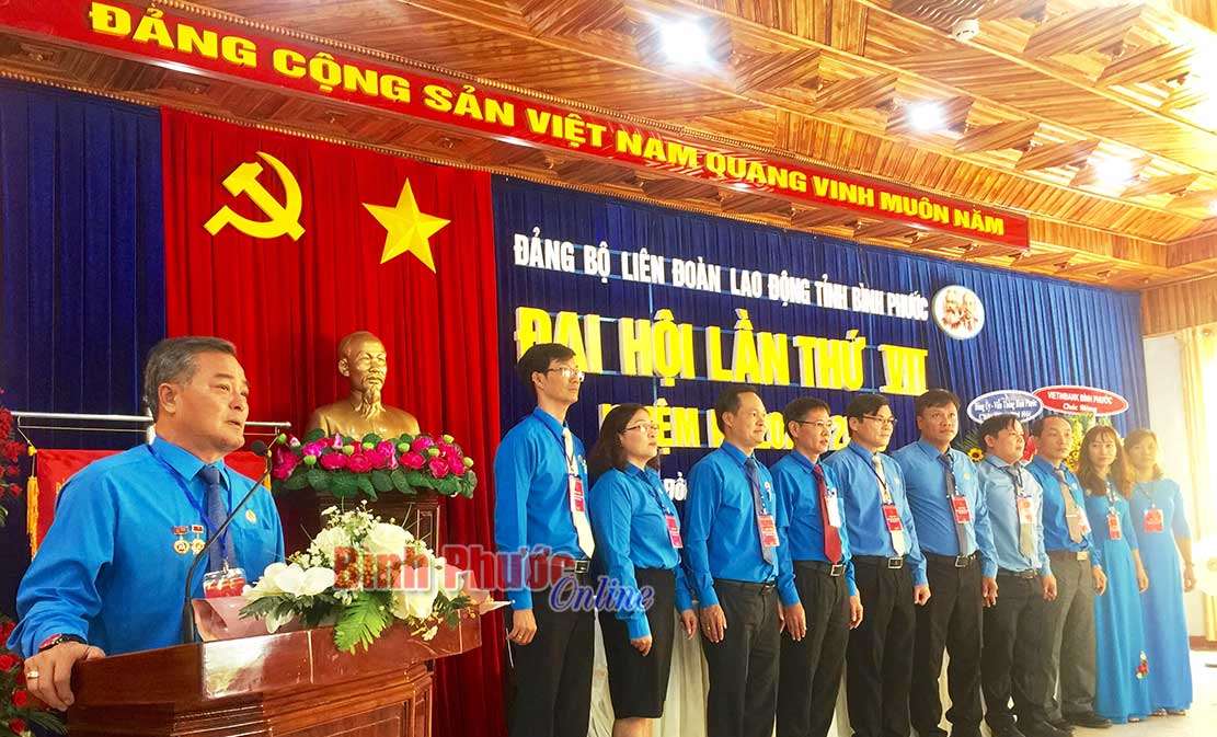 Đồng chí Nguyễn Hồng Trà được bầu giữ chức Bí thư Đảng ủy Liên đoàn Lao động tỉnh