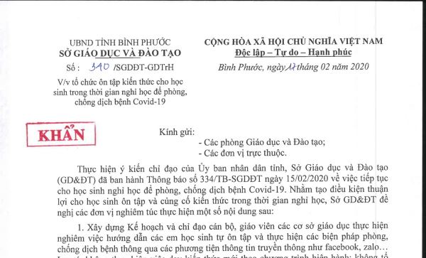 Cung cấp miễn phí hệ thống học tập trực tuyến trong thời gian nghỉ học