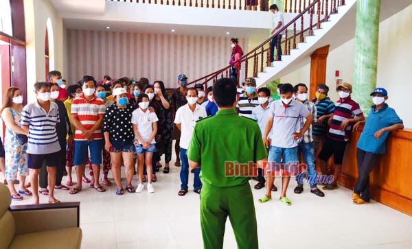 Lộc Ninh cách ly 118 người để phòng, chống dịch Covid-19