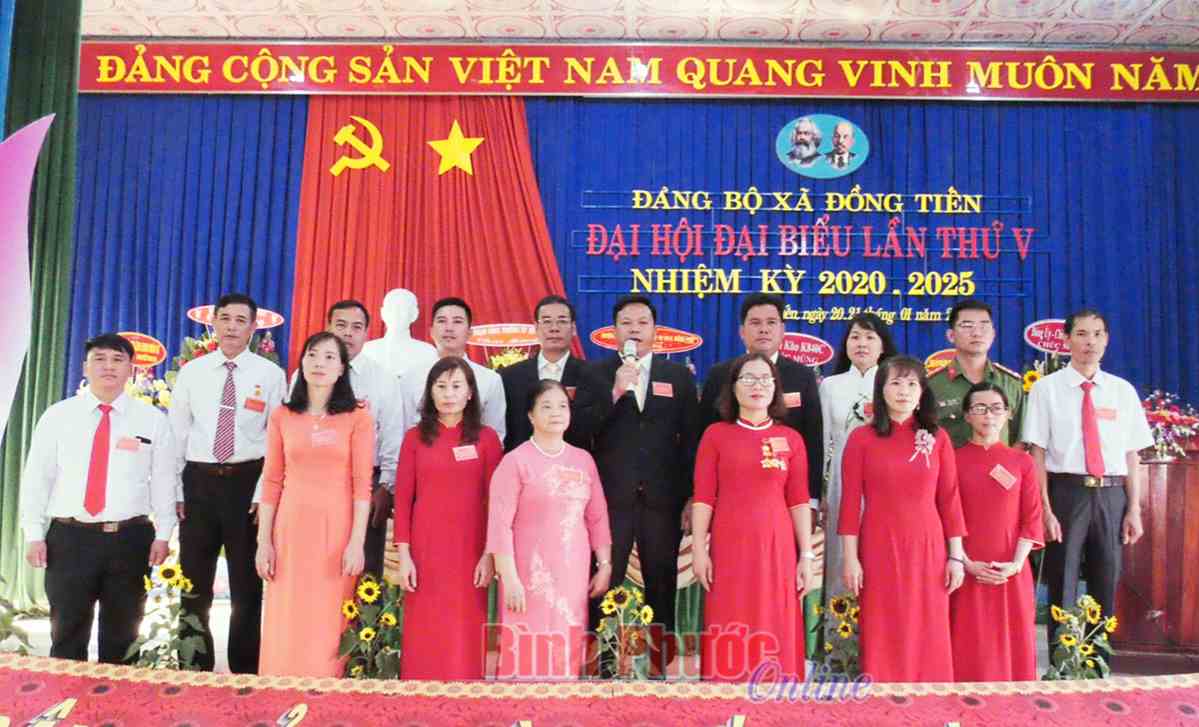 Đại hội điểm Đảng bộ x&atilde; Đồng Tiến nhiệm kỳ 2020-2025