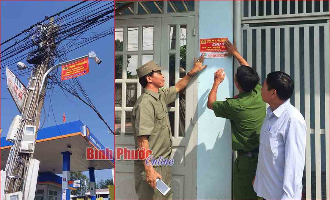 Đồng Xoài lắp đặt thêm 100 camera giám sát an ninh trật tự
