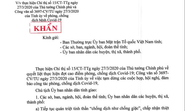 Mục tiêu tối thượng là bảo vệ tốt nhất sức khỏe, tính mạng của nhân dân