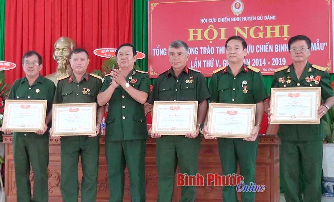 Cựu chiến binh Bù Đăng xây dựng tổ chức hội vững mạnh