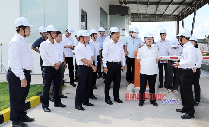 Bí thư Tỉnh ủy kiểm tra dự án chào mừng Đại hội Đảng bộ tỉnh 