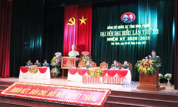 Đại hội đại biểu Đảng bộ Quân sự tỉnh lần thứ XII