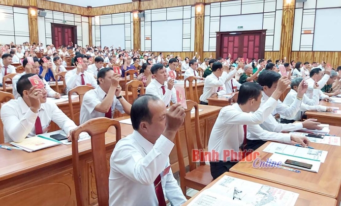 Đại hội đại biểu Đảng bộ thị xã Phước Long lần thứ XII, nhiệm kỳ 2020-2025