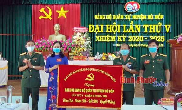 Đại hội Đảng bộ Ban CHQS huyện Bù Đốp lần thứ V