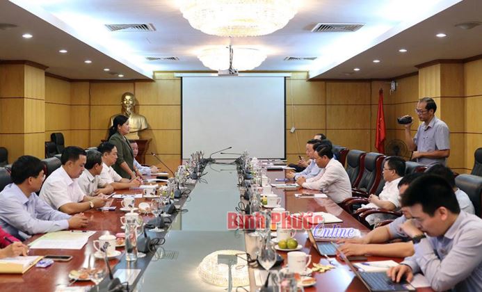 Các Bộ ngành Trung ương đồng thuận tháo gỡ khó khăn cho Bình Phước