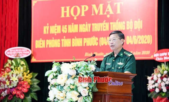 Gặp mặt kỷ niệm 45 năm Ng&agrave;y truyền thống Bộ đội Bi&ecirc;n ph&ograve;ng B&igrave;nh Phước