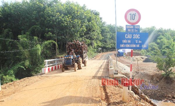 Hoàn thành đưa vào sử dụng cầu Sóc