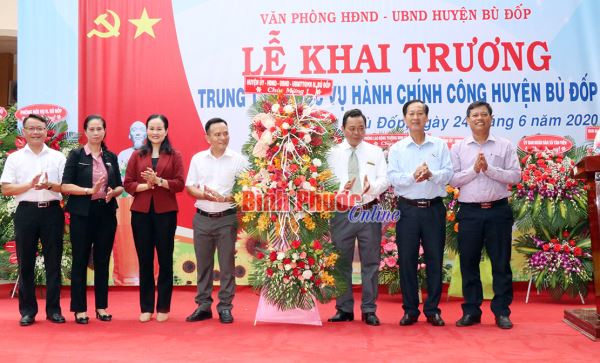 Bù Đốp khai trương Trung tâm phục vụ hành chính công