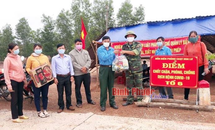 Lộc Ninh vững v&agrave;ng tuyến đầu chống dịch