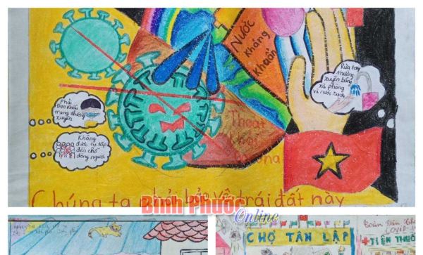 Gần 1.000 bài dự thi “Nét chữ từ trái tim” và “Ngày hội sắc màu”