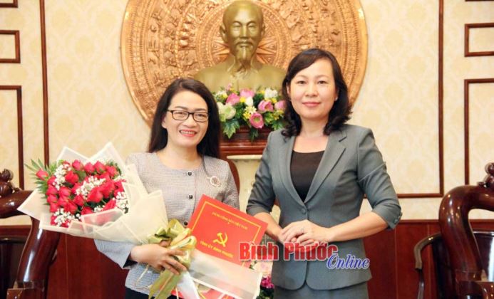Bà Nguyễn Thị Hoài Thanh được bổ nhiệm Phó chánh Văn phòng Tỉnh ủy