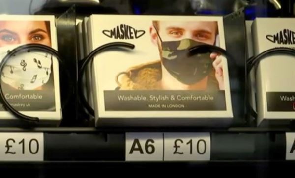 Anh: Thủ đô London lắp đặt máy bán khẩu trang tại nơi công cộng