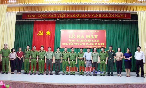 Phú Riềng ra mắt tổ chuyển hóa địa bàn trọng điểm phức tạp