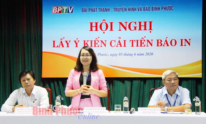 Nhiều &yacute; kiến g&oacute;p &yacute; t&acirc;m huyết cải tiến b&aacute;o in BPTV